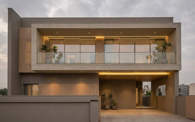 Minimalist Front Elevation Designs for Indian Homes